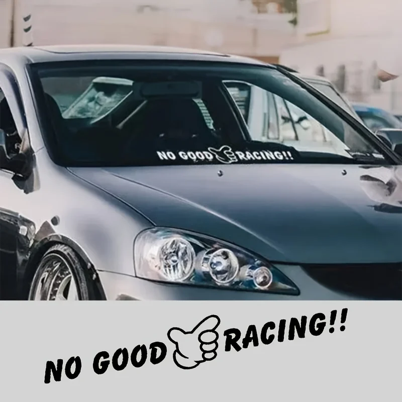 

1 шт. черная водонепроницаемая виниловая наклейка с текстом и мультяшным жестом рук - наклейка «сделай сам» для автомобиля, оконной газовой крышки, ноутбука