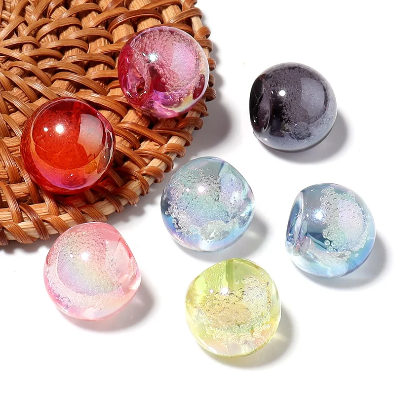 

10/20pcs Acrylic Beads 14x16mm Big Hole Beads Colorful Loose Beads for Craft Making DIY Necklace Bracelet Handmade Accessories