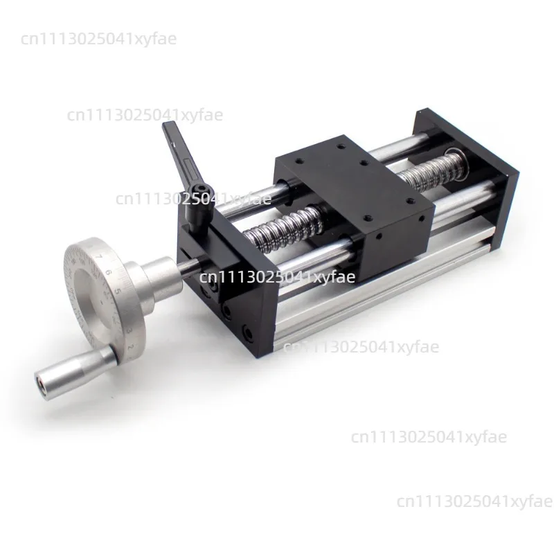Ball Screw Linear Motion Module 100MM Stroke Manual Displacement Stage Precision Digital Readout with Handwheel