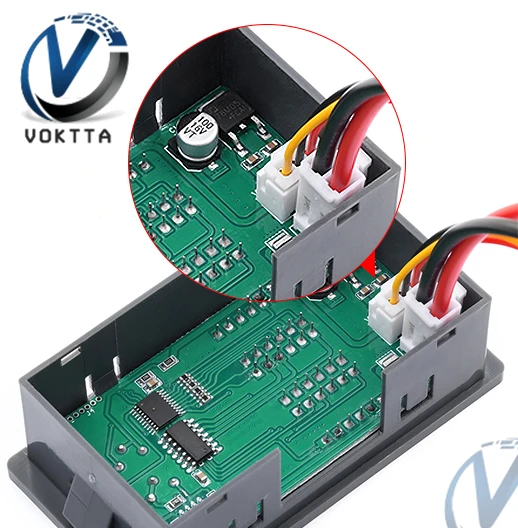 Dc730 Digitale Voltmeter Ammeter Wattmeter 4-cijferige Spanningsstroom Meter Vermogensmeter Spanningstester Detector Dc 0-100V 10a 1000W