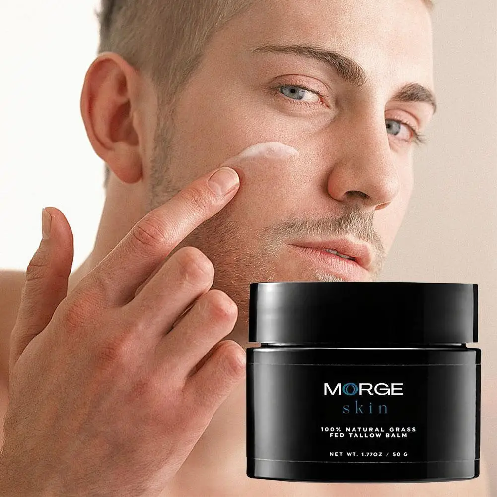 MORGE Skin 100% Natural Grass Fed Tallow Balm Pure Beef Tallow Moisturizing Repair Cream Hydrating Soothing Face Body Dry Skin