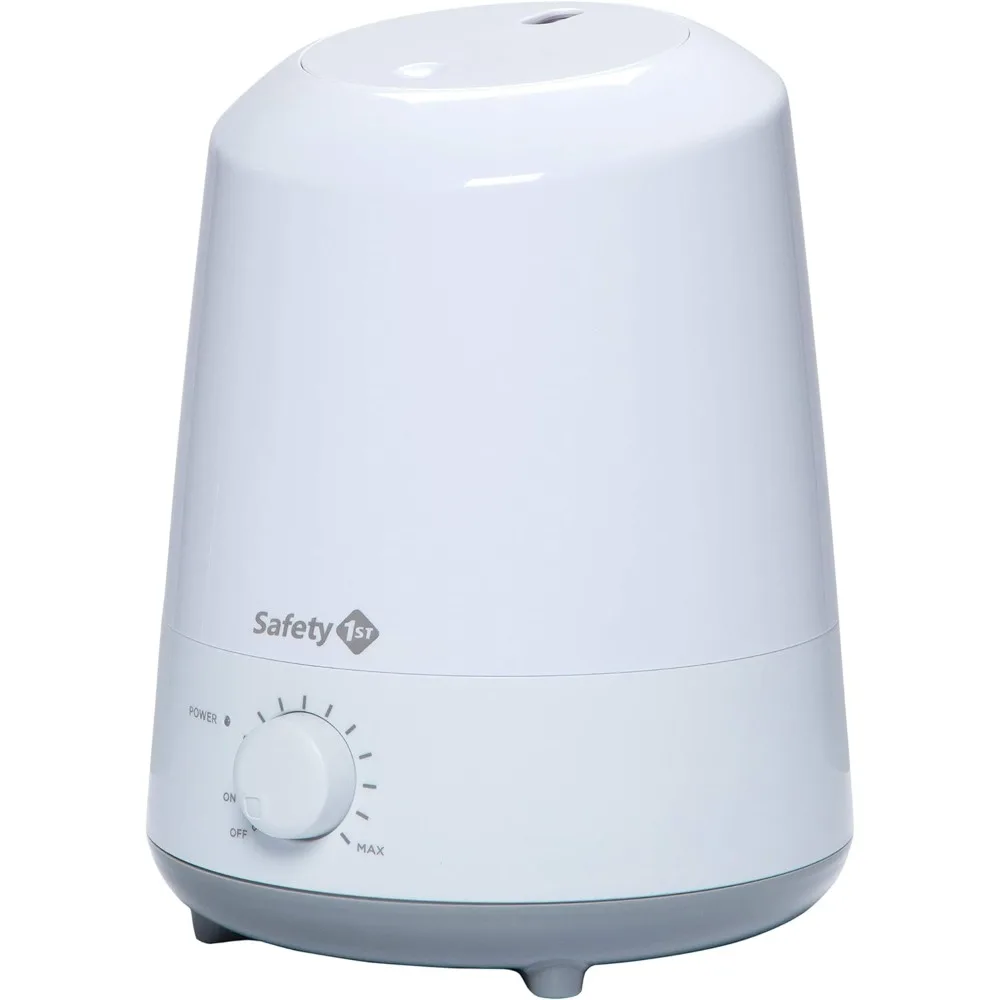 Stay Clean Humidifier, Ultrasonic Mist, One Gallon Easy to Fill Tank, LED Light, and Filter Free