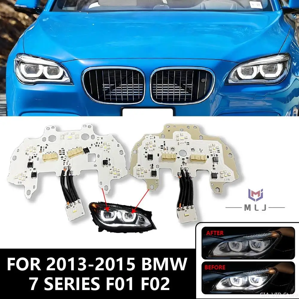

Для BMW 7 серии F01 F02 (2013-2015) — Модуль чипа для дневных ходовых огней Angel Eye, аксессуары, полнофункциональный светодиодный чип для фар головного света
