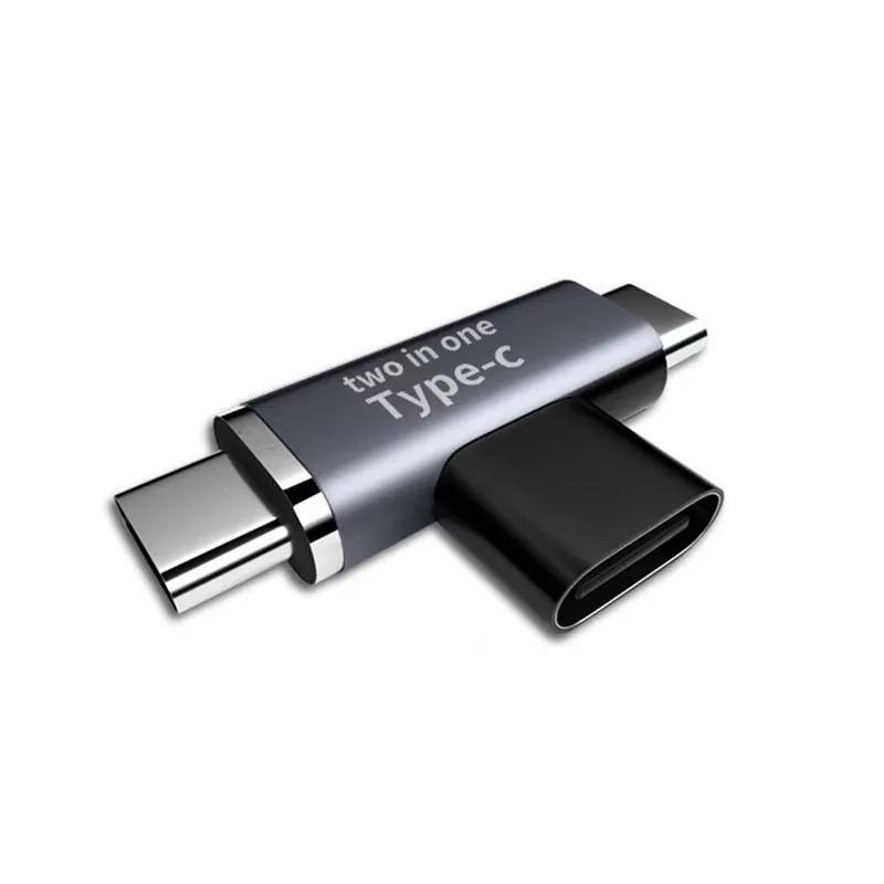 Adaptador USB-C: Convertidor de aleación de aluminio de doble función que admite carga rápida a 3 A / 5 V