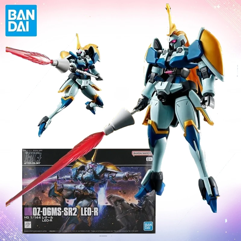 Em estoque coleção andai genuíno hguc OZ-06MS-SR2 LEO-R gundam anime figura de ação robô montagem modelo brinquedos ornamentos presente wb
