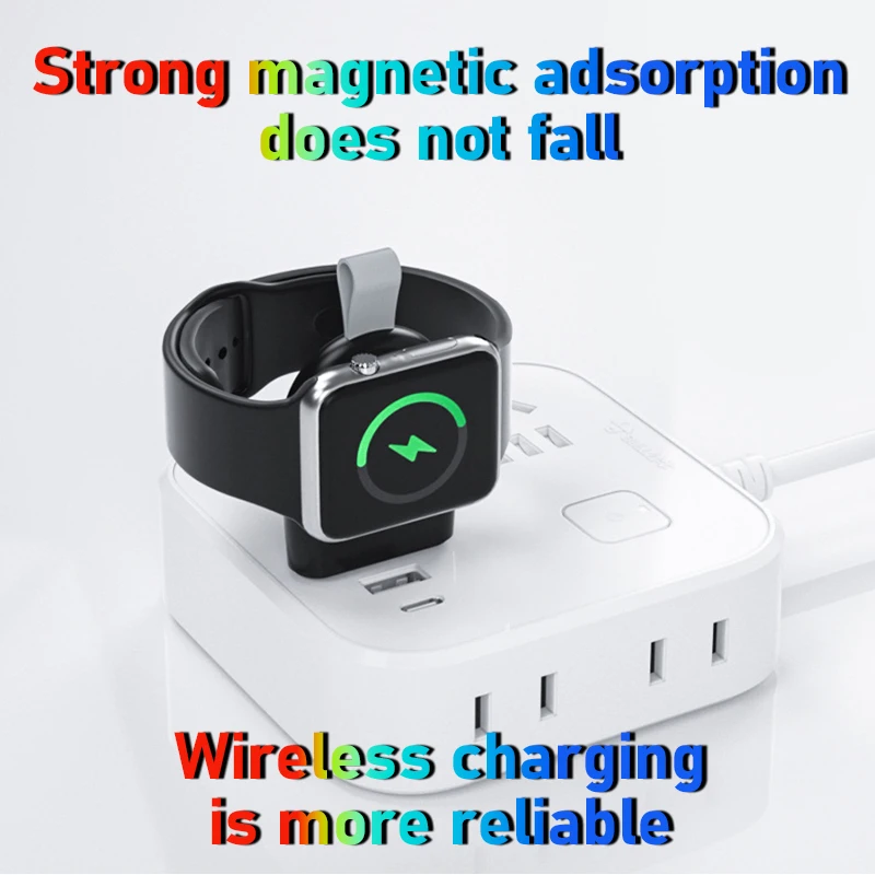 ポータブル USB タイプ C Magsafe ワイヤレス磁気充電器 Apple Watch SE 8 7 6 5 4 3 2 1 iWatch アクセサリー高速充電ドック