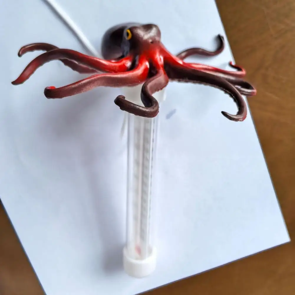 Octopus Pool Thermometer Floating Easy Read High Precision Frog Crab Poop Swimming Pool Water Temperature Gauge Measurement Tool