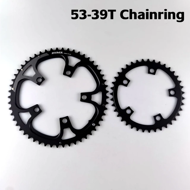 ZRACE RX Chainset Repair parts, RX Crank, Chainring 50/34T, 52/36T and 53/39T, 1X Chain Ring 38T, 40T, 42T and 44T