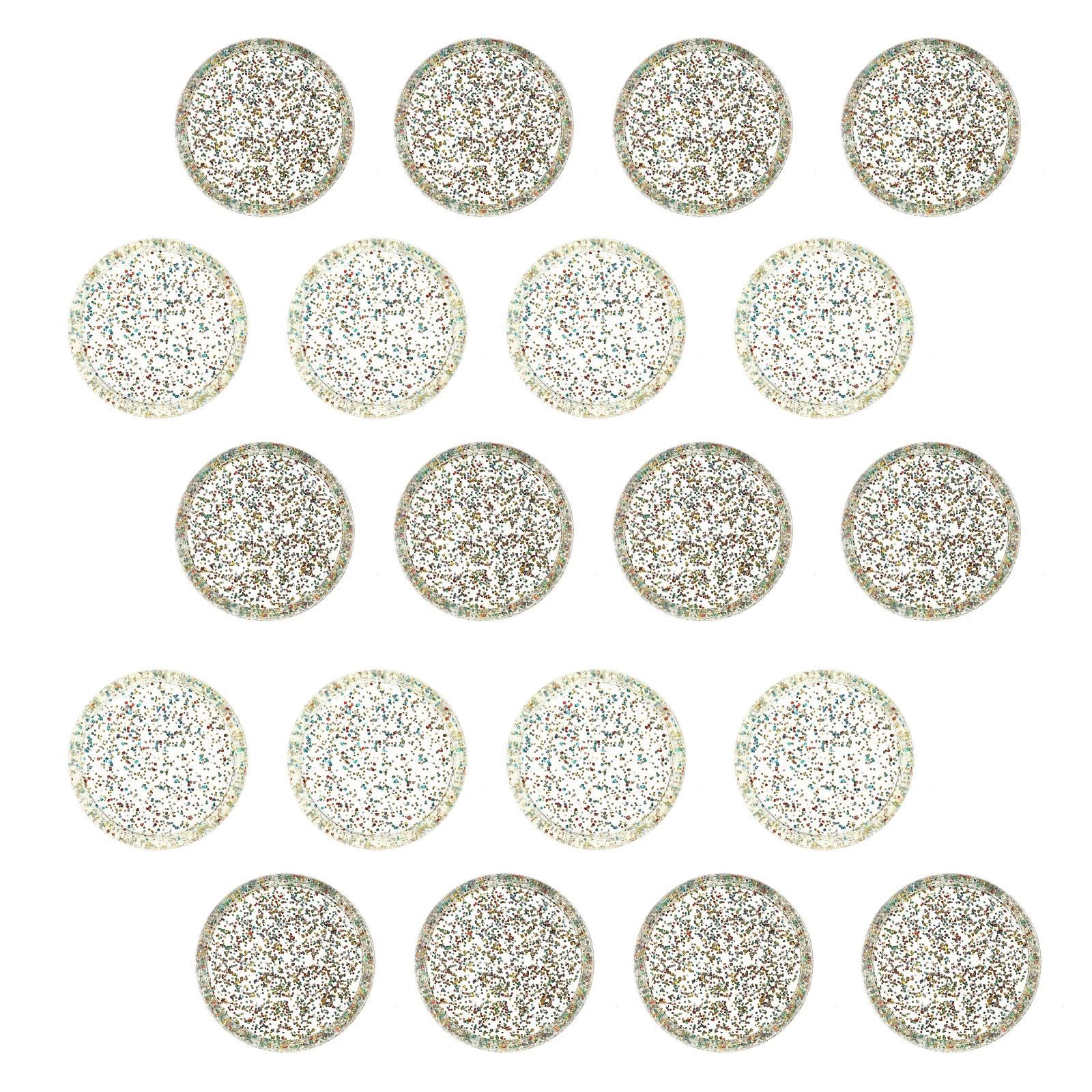 

30pcs Planner Decorative Plastic Binding Discs For Notebooks Diaries Loose Leaf Binder Discs Replacement Discbound Office School