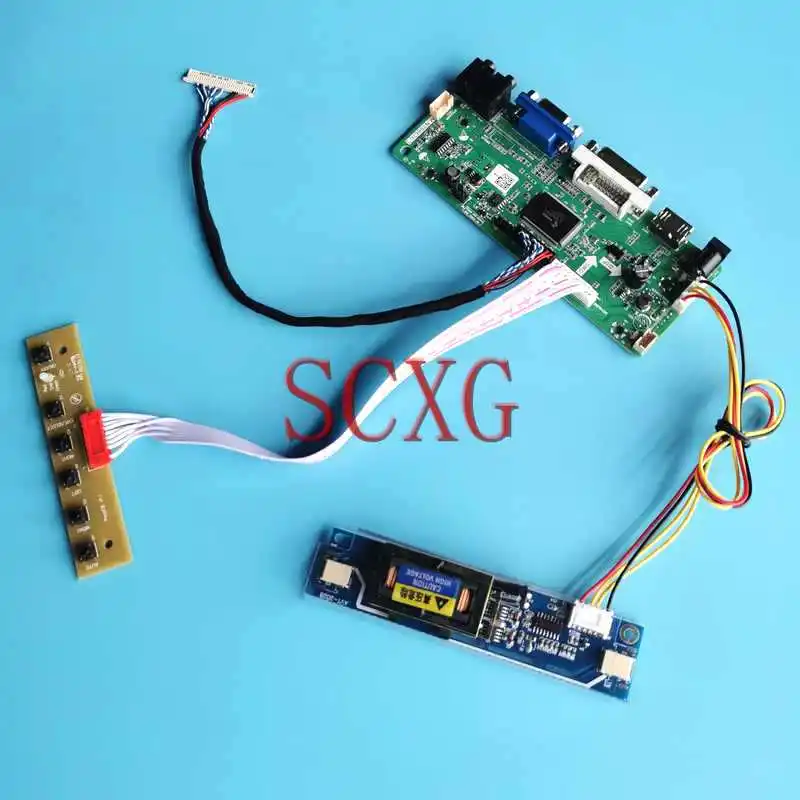 

Плата контроллера экрана для ноутбука LTM220MT05 LTN190W1, 2CCFL, 22 дюйма, комплект «сделай сам», совместимый с HDMI, VGA, DVI, LVDS, 30-контактный, 1680*1050