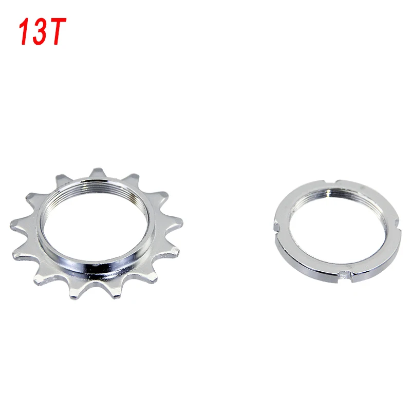 POLSO 13T/14T/15T/16T/17T/18T Fixed Gear One Speed Bicycle Wheel Cogs Sprocket & Lockring For Fixie Track Bike Hub