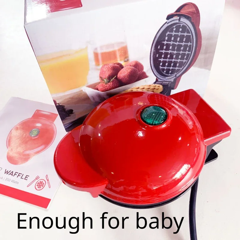 Home MINI MAKE WAFFLE Baking Machine Mini Waffle Cake Machine,baby breakfast cookie stove