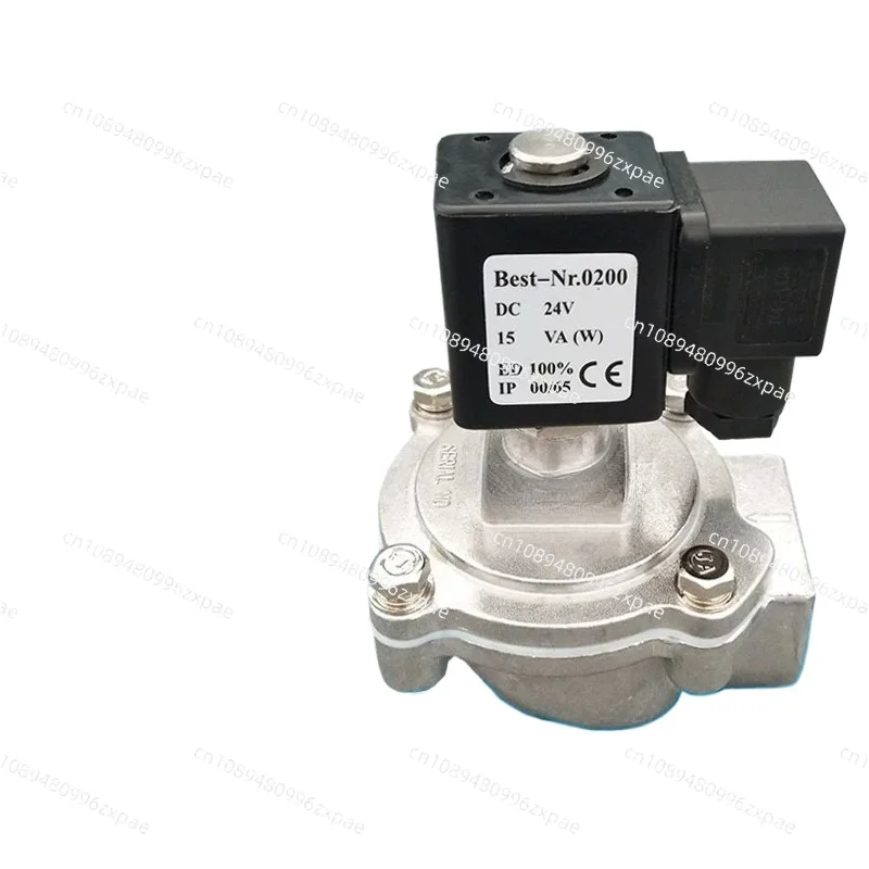 DMF - Z - 25/40/76 S Dust Collector Right Angle Pulse Valve 1.5 inch Stainless Steel