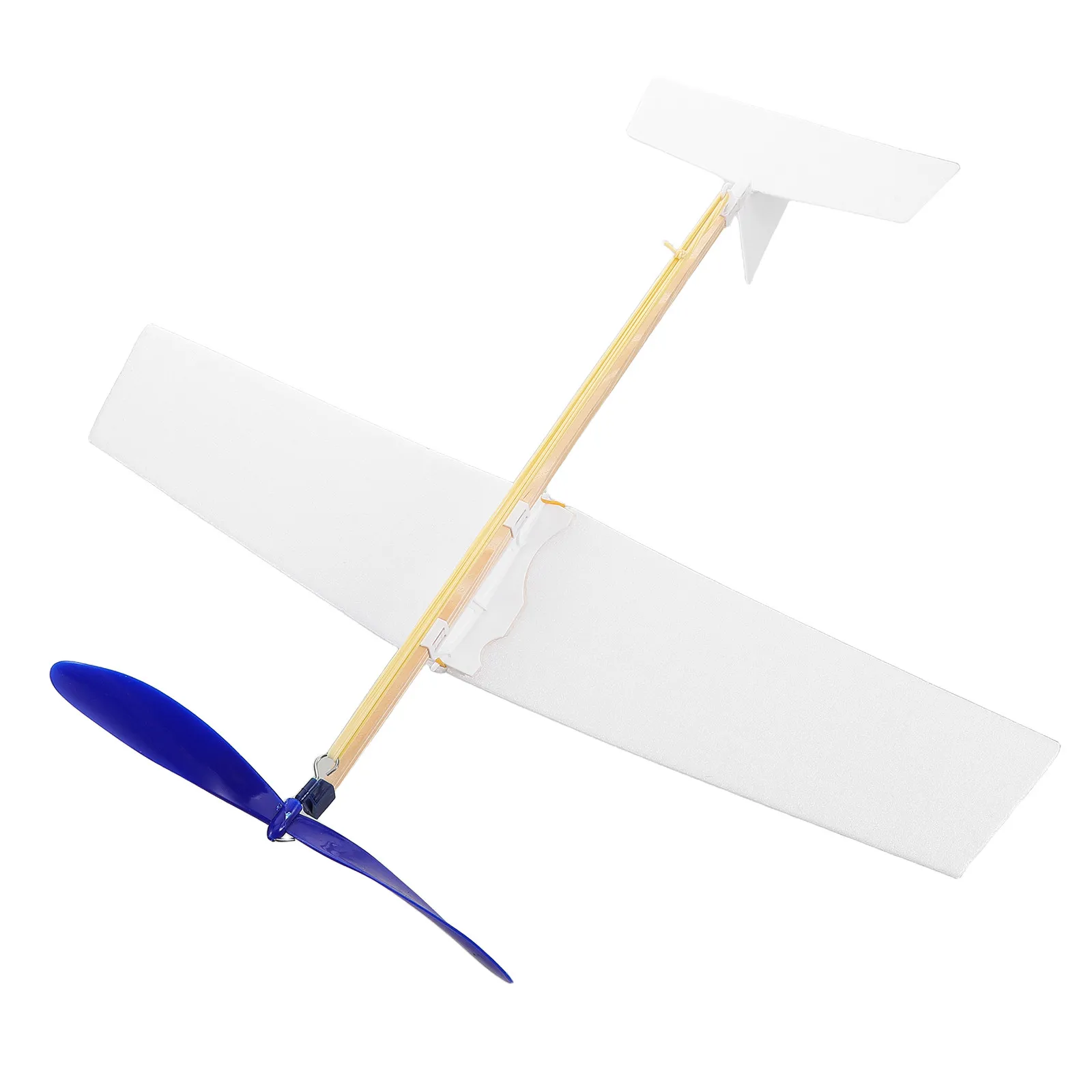 

Rubber Band Powered Foam Glider Plane DIY Kit Assemble Batteries Needed Realistic Aircraft Design for Children Hobbyists