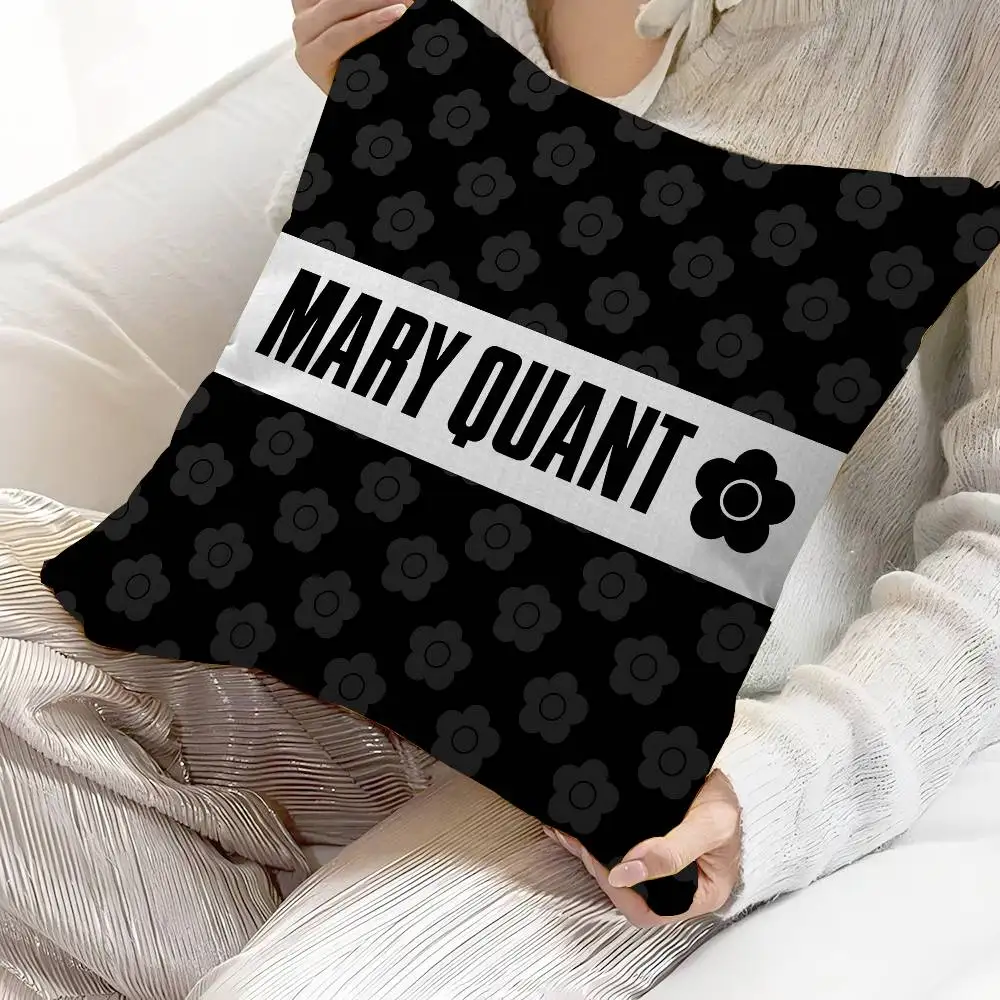M-Mary Quant Decorative Room Aesthetics Pillow Case Home Decor Bedroom Sofa Bed Couch Pillow Cover 45x45