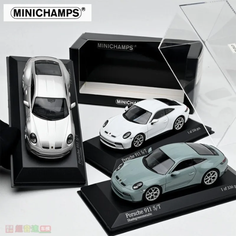 

MINICHAMPS 1:43 911 992 S/T 2023 Die-cast alloy automotive model, boys' collectible toy figurine, a gift for friends.
