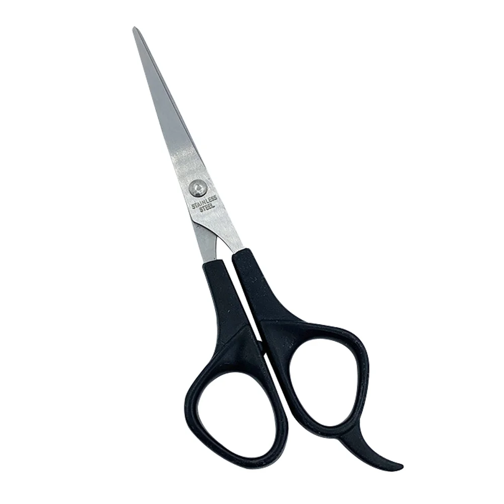 Flat Scissors Hair Salon Haircutting for Professionals Hairdressing Stainless Steel Daily Use Trimming Trimmer Plastic