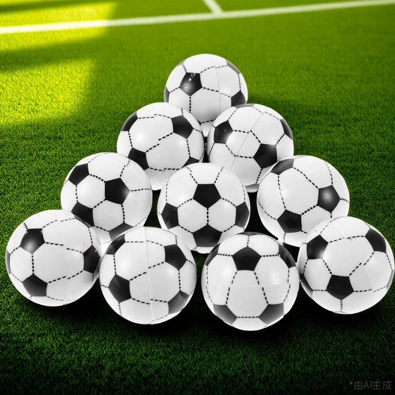 

10Pcs Mini Injection Molded Foosball Balls Table Soccer Game Replacements for Standard Desk Football Accessories