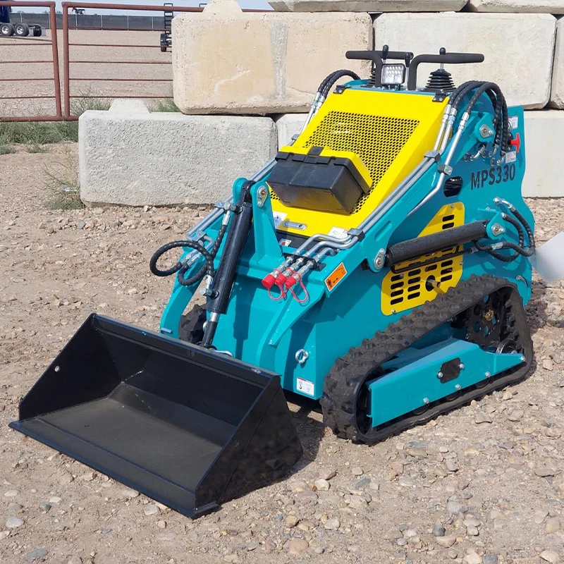 1587lbs 720kg Mini Skid Steer w/ 13.5HP EPA Gas Petrol RATO Engine Tracked Crawler Compact Loader In US Free Shipping 2025 New