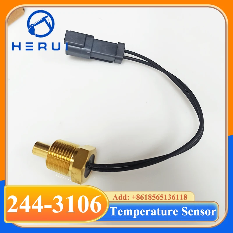 Temperature Sensor 244-3106 244-3106 For Backhoe Loader 414E 416 416D 416E 416F 416F2 420 420D 420E 420F 424D