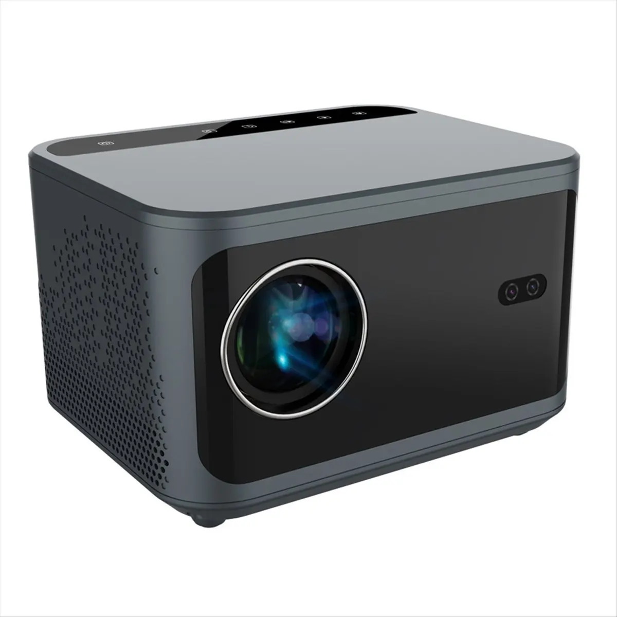 (ABGQ) Smart Projector 4K 1080P Ultra HD Auto Focus Android 13 WiFi 6 Perfect for Home & Outdoor Cinema US Plug