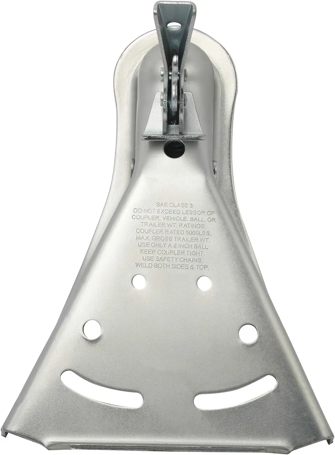 

2' Ball Class III A-Frame Trailer Coupler with 5000LBS Capacity