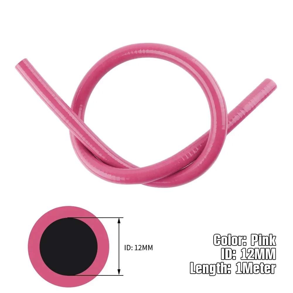 1 Meter Universal Silicone Straight Coolant Hose Intercooler Turbo Pipe Intake Piping ID 6.5mm 8mm 9.5mm 10mm 12mm 14mm 16mm