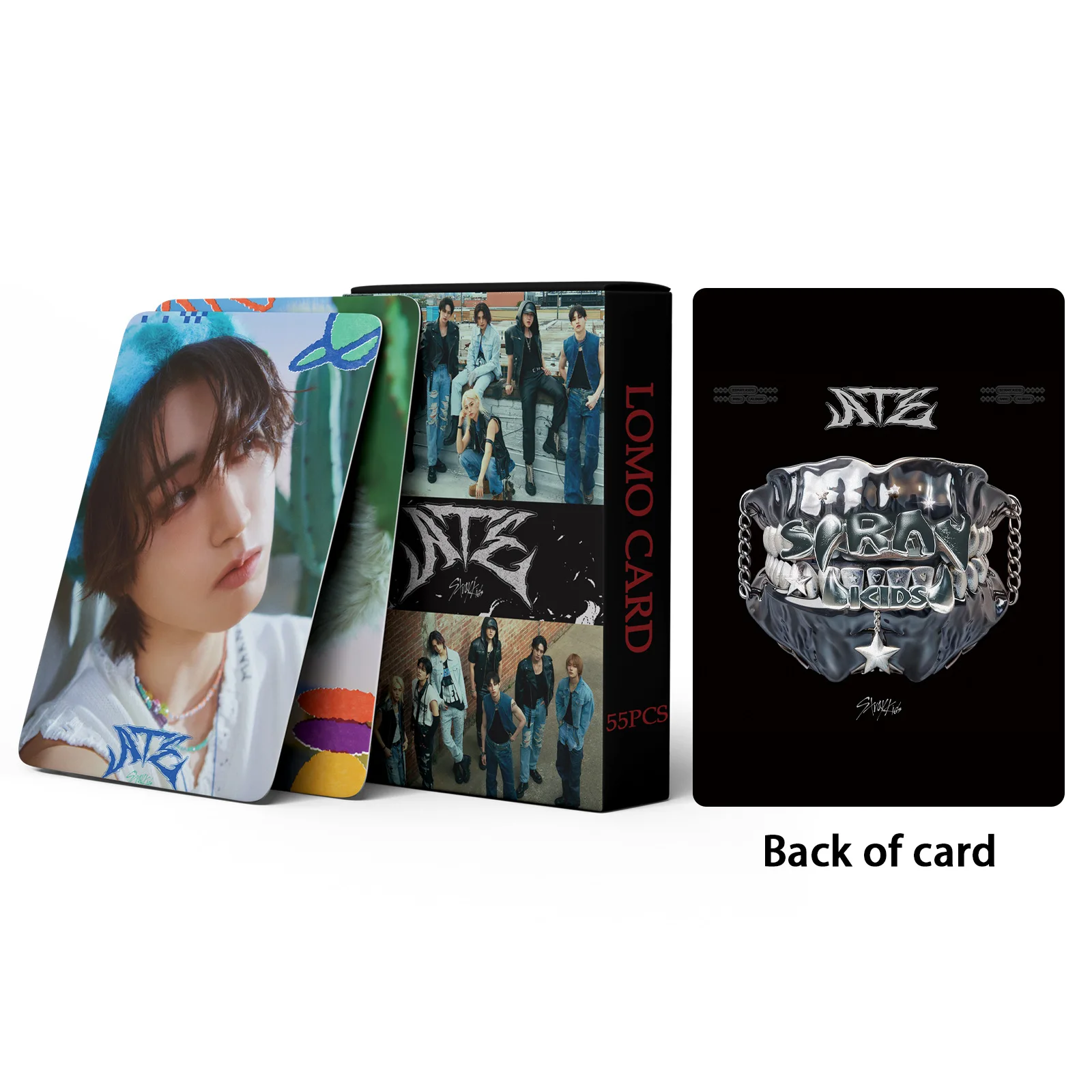 55Pcs/Set SK ATE Album Lomo Card Kpop Photocards Postcards Series