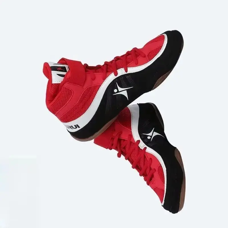

Good Quality Boxing Shoes Men Women Wrestling Boots Designer Wrestling Sneakers Couples Gym Training Shoes