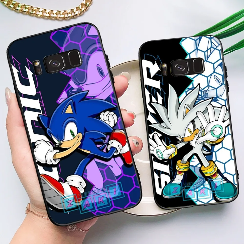 Anime Cartoon S-Sonics H-Hedgehogs Phone Case For Samsung Note 8 9 10 20 Pro Plus Lite M 10 11 20 30 21 31 51 A 21 22 42 02 03