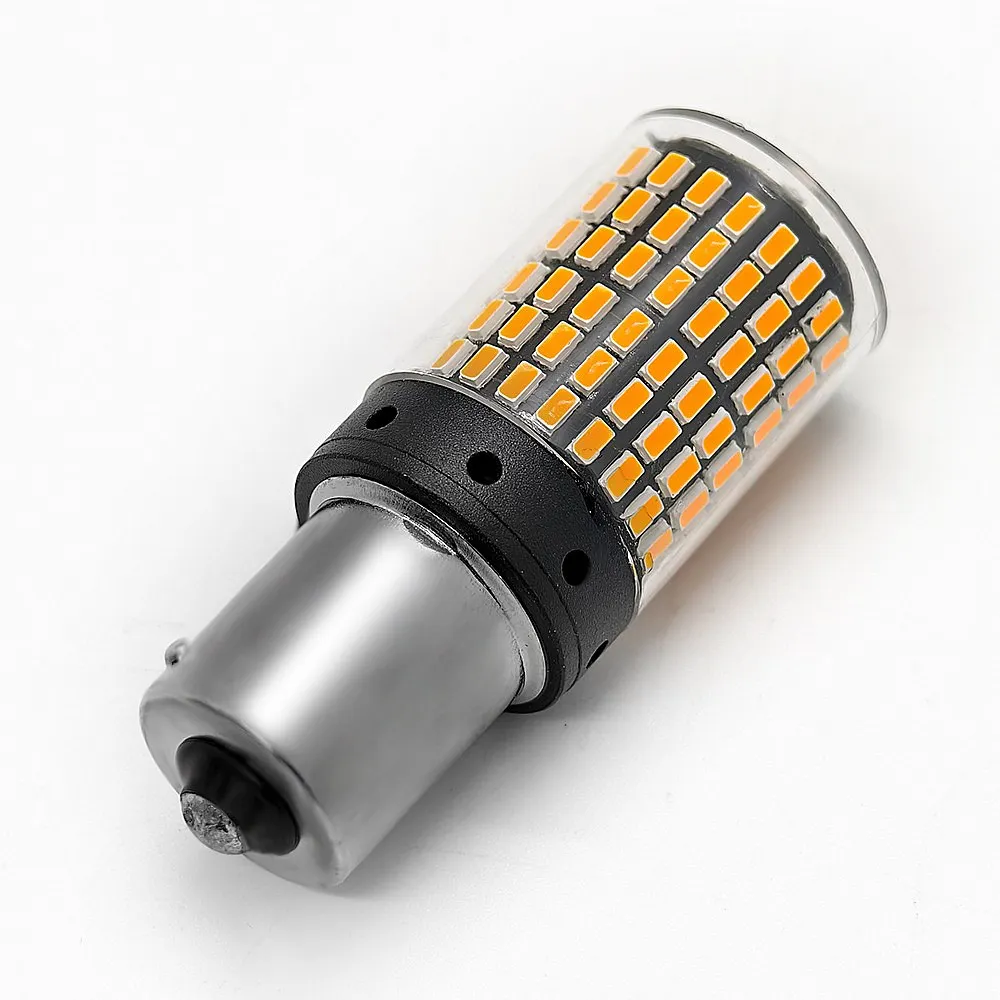 T20 1156 3014 144SMD LED Turn Signal Brake Light Anti-Stroboscopic Decoding Constant Current