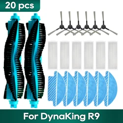 Fit For DynaKing R9 다이나킹 R9 Robotic Vacuum Cleaner Main Side Brush Hepa Filter Mop Rag Replacement Spare Parts Accessories