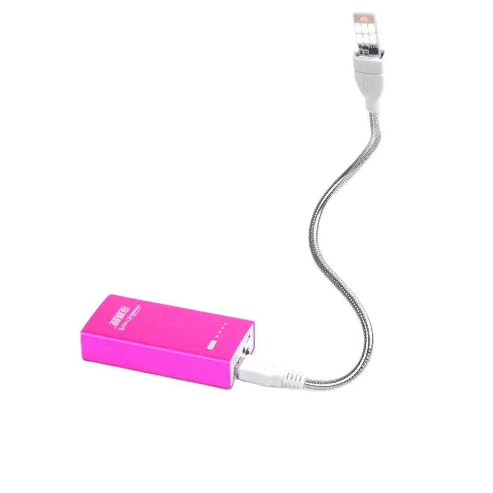 Mini USB Night Light, 6 LED Portable Lamp, DC 5V, Touch Dimmer or Light Sensor for Power Bank, Computer, Laptop, 20 Pcs