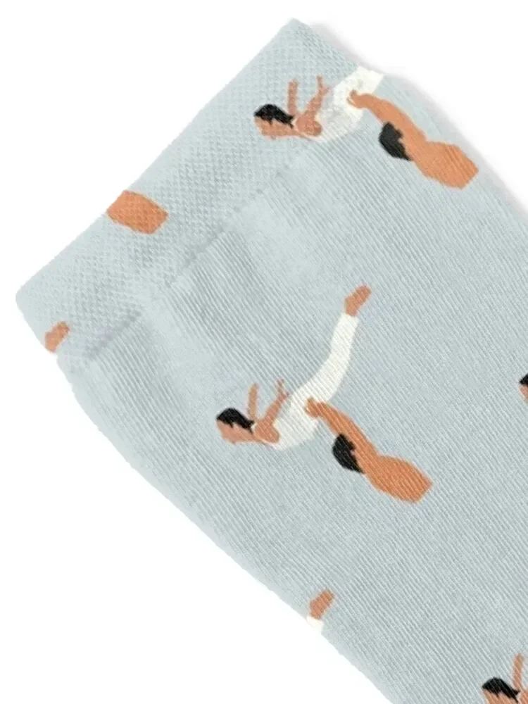 Dirty Dancing illustration Socks custom snow Socks Girl Men's