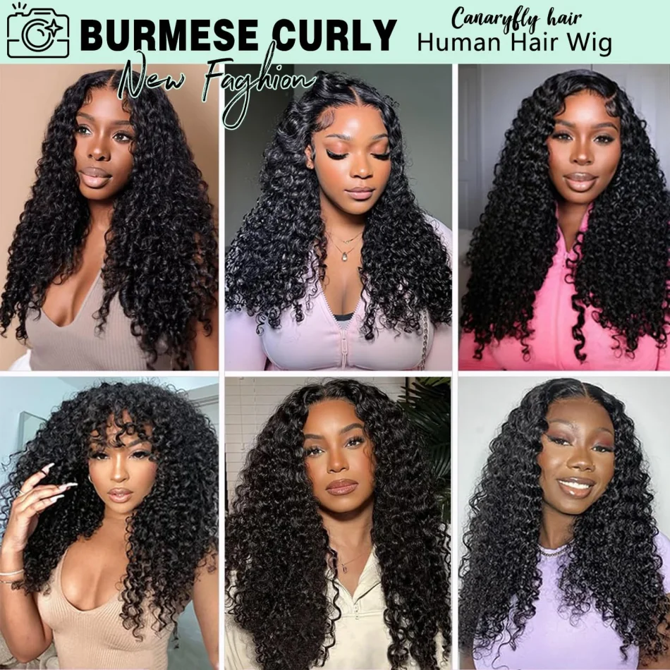 30 40 بوصة البورمية مجعد الباروكات الشعر البشري 13X6 Hd الدانتيل الباروكة الأمامية للنساء موجة المياه الدانتيل شعر مستعار أمامي 250 كثافة الشعر البرازيلي #4