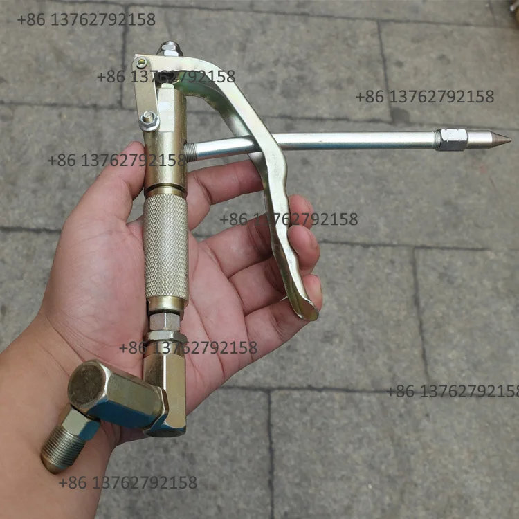 High Pressure Pneumatic Air Grease Gun Air Operated Grease Injector Lubrication Maintenance Tool