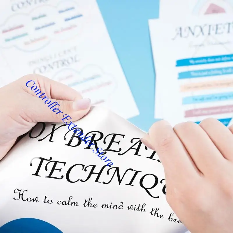 N84B 12 ورقة ملصقات الفصول الدراسية ملهمة للمكتب الفصول الدراسية تهدئة الزاوية ملصق الدافع الصحة العقلية جدار الرسم البياني