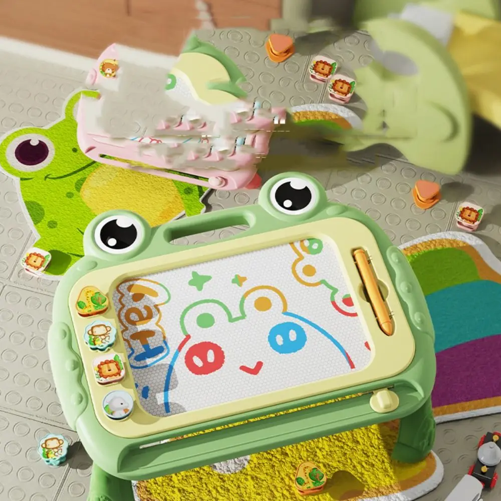Frog Magnetic Drawing Board Painting Writing Doodle Board Toy Pad Graffiti Erasable Magnetic Graffiti Board