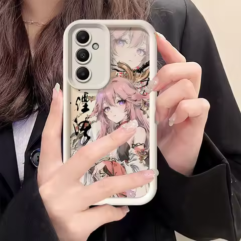 Adventure Game Raiden Shogun Phone case for Samsung Galaxy A55 A52 A33 cases A24 A15 A12 A23 A22 5G A54 A52s A53 A14 funda Cover
