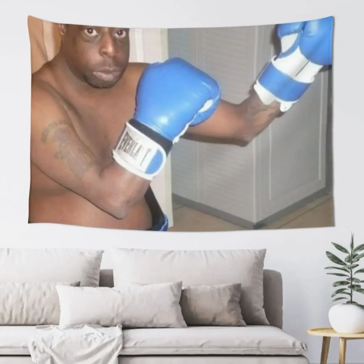 Funny boxing lester green Tapestry Aesthetic Decoration Wall Decoration Carpet On The Wall Tapestry