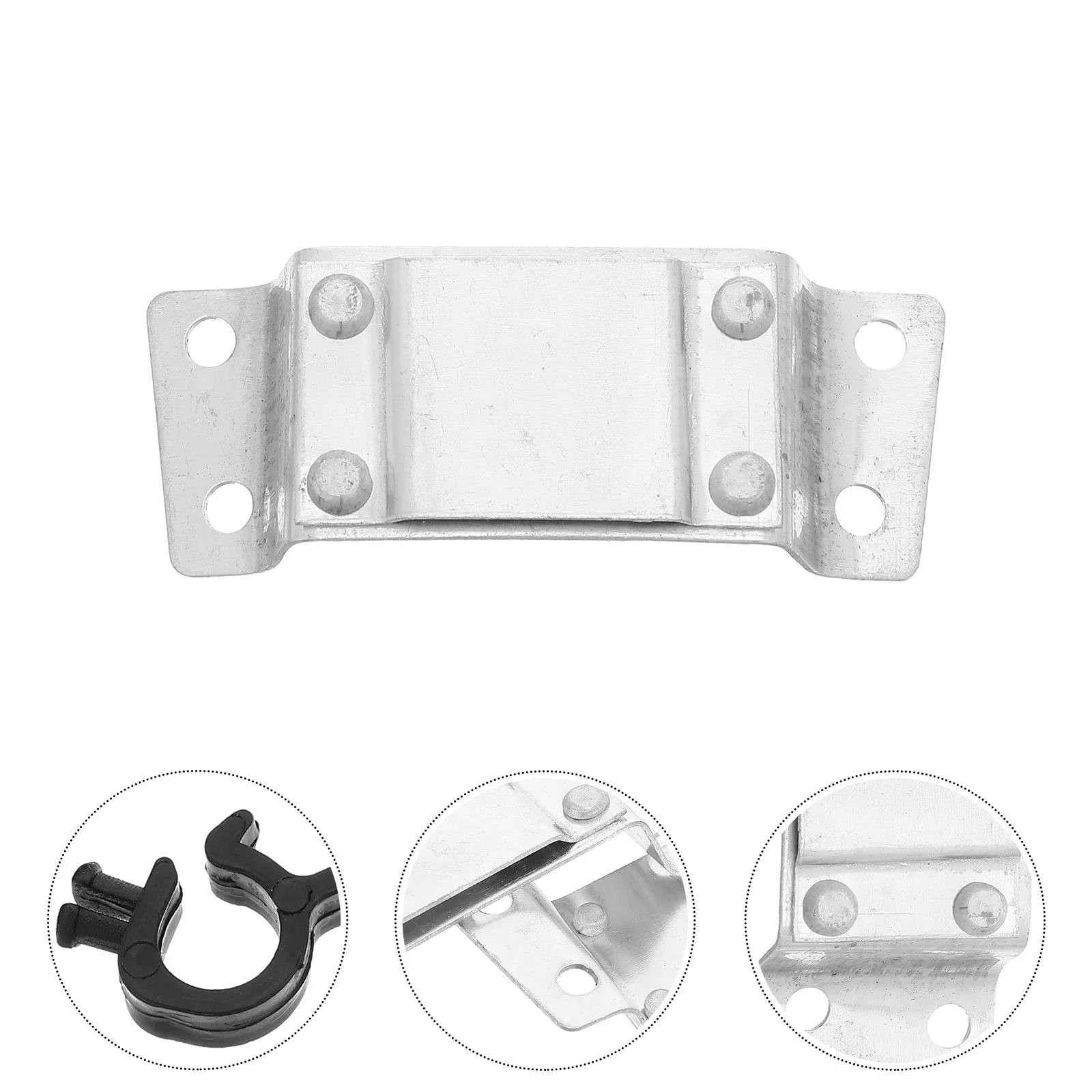 

1 Set Hard Hat Light Mount Bracket: Durable Clip Fixings For Headlamp Stable Illumination In Mining Hardhat Accessories