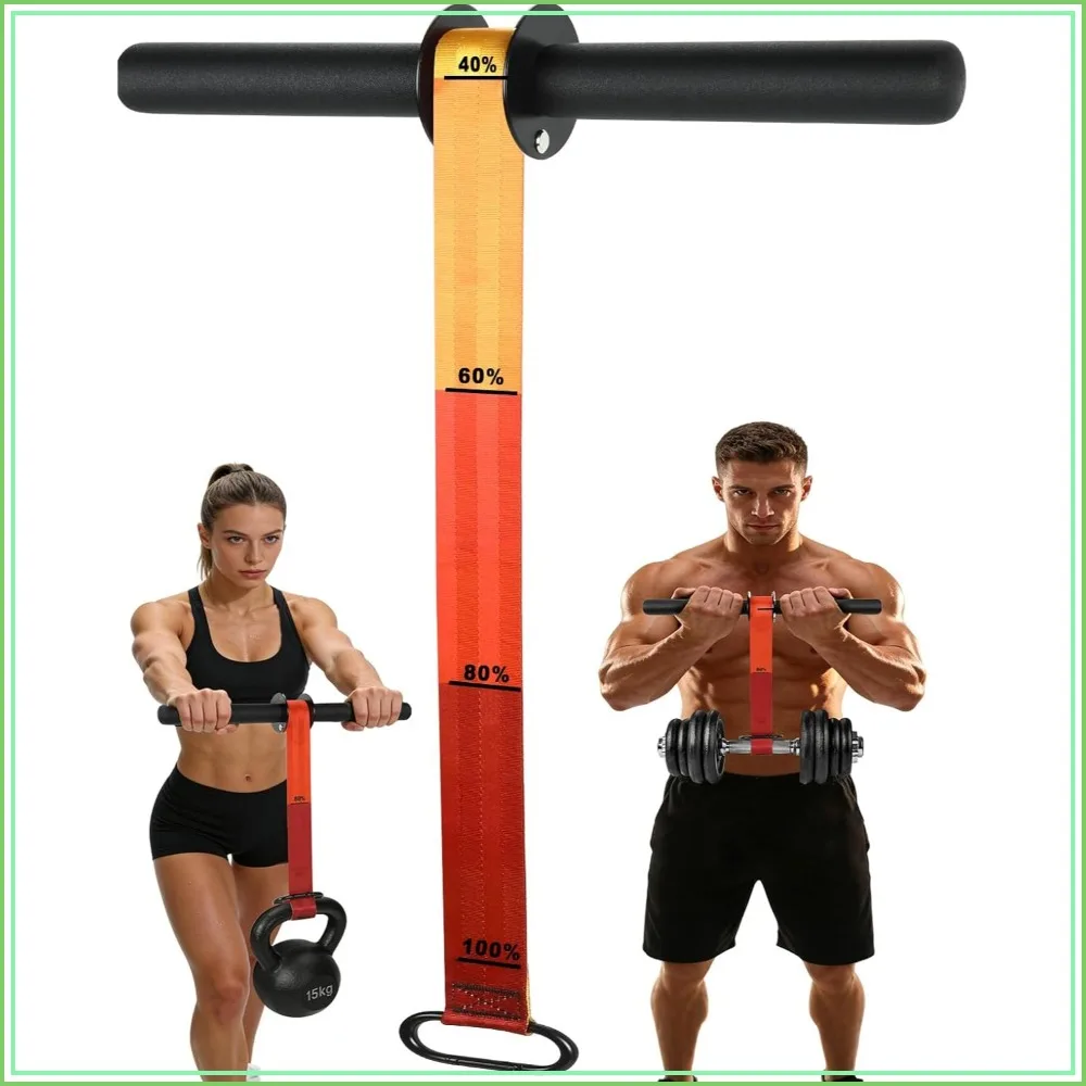 Gradient Wrist Roller for Forearm Strength, Durable Nylon Strap, Quick Lock, Fits Weights