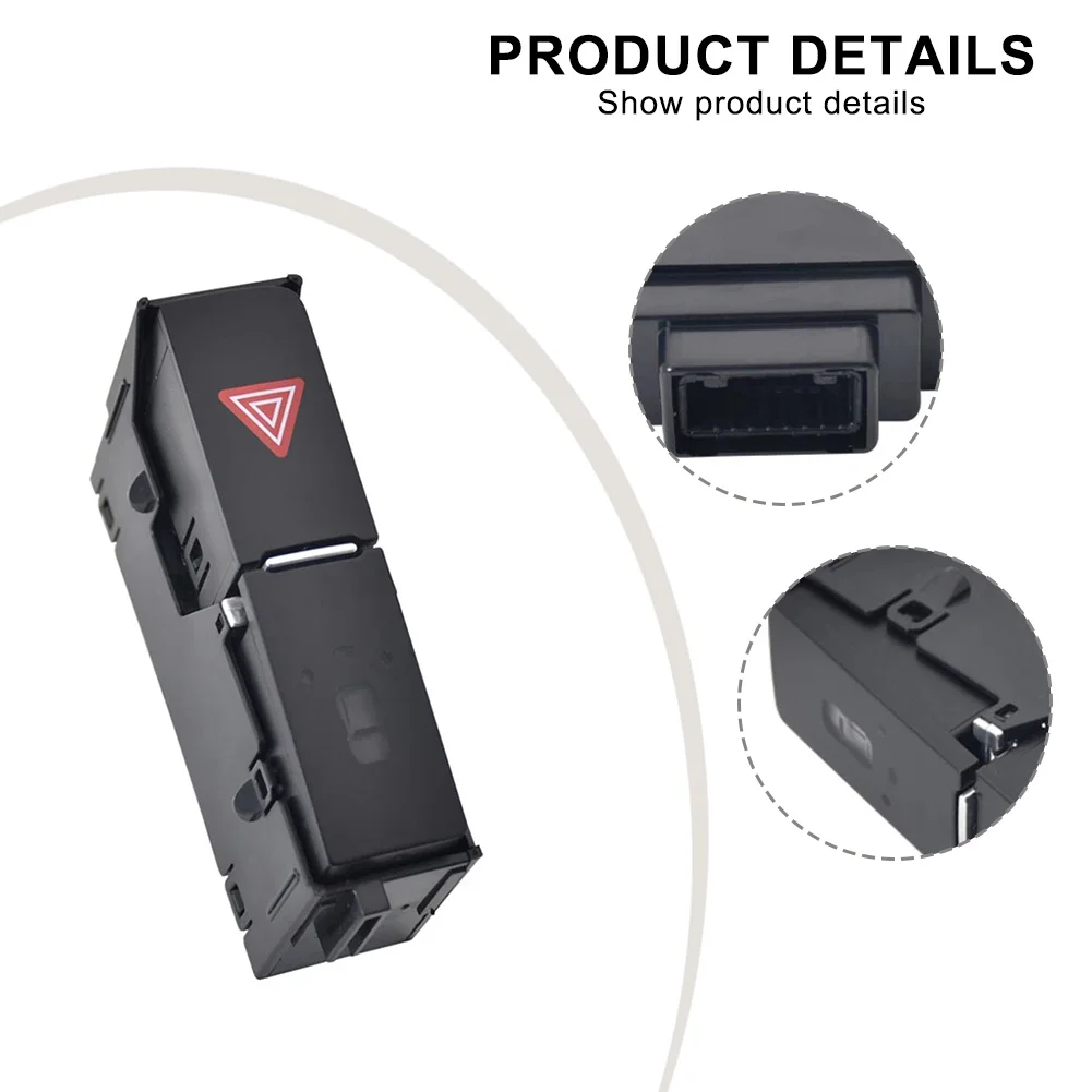 Interruttore indicatore Interruttore luce di emergenza per auto Installazione semplice Alta affidabilità Pulsante luce di emergenza automatica Accessorio automatico