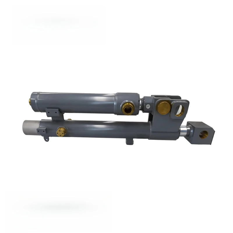 

Anti-collision valve telescopic hydraulic cylinder hard chrome plated stainless steel piston rod 90mm inner diameter/100mm