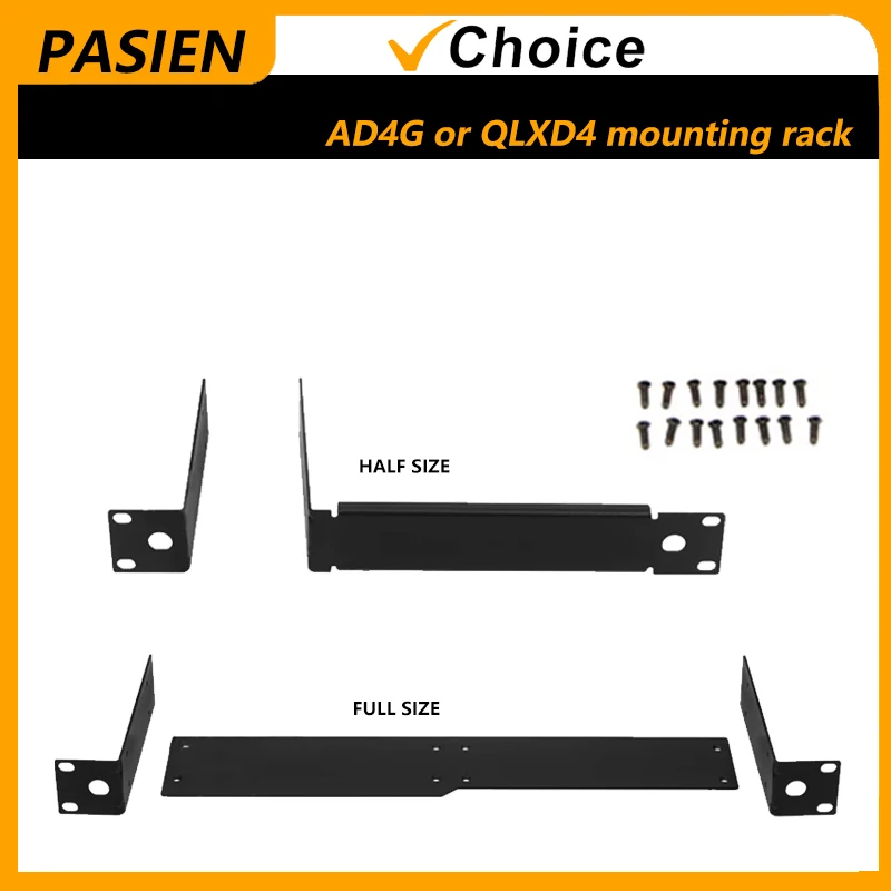 Rackmount Rack Metal Frame for Wireless Microphone System for QLXD QLXD4 AD4G