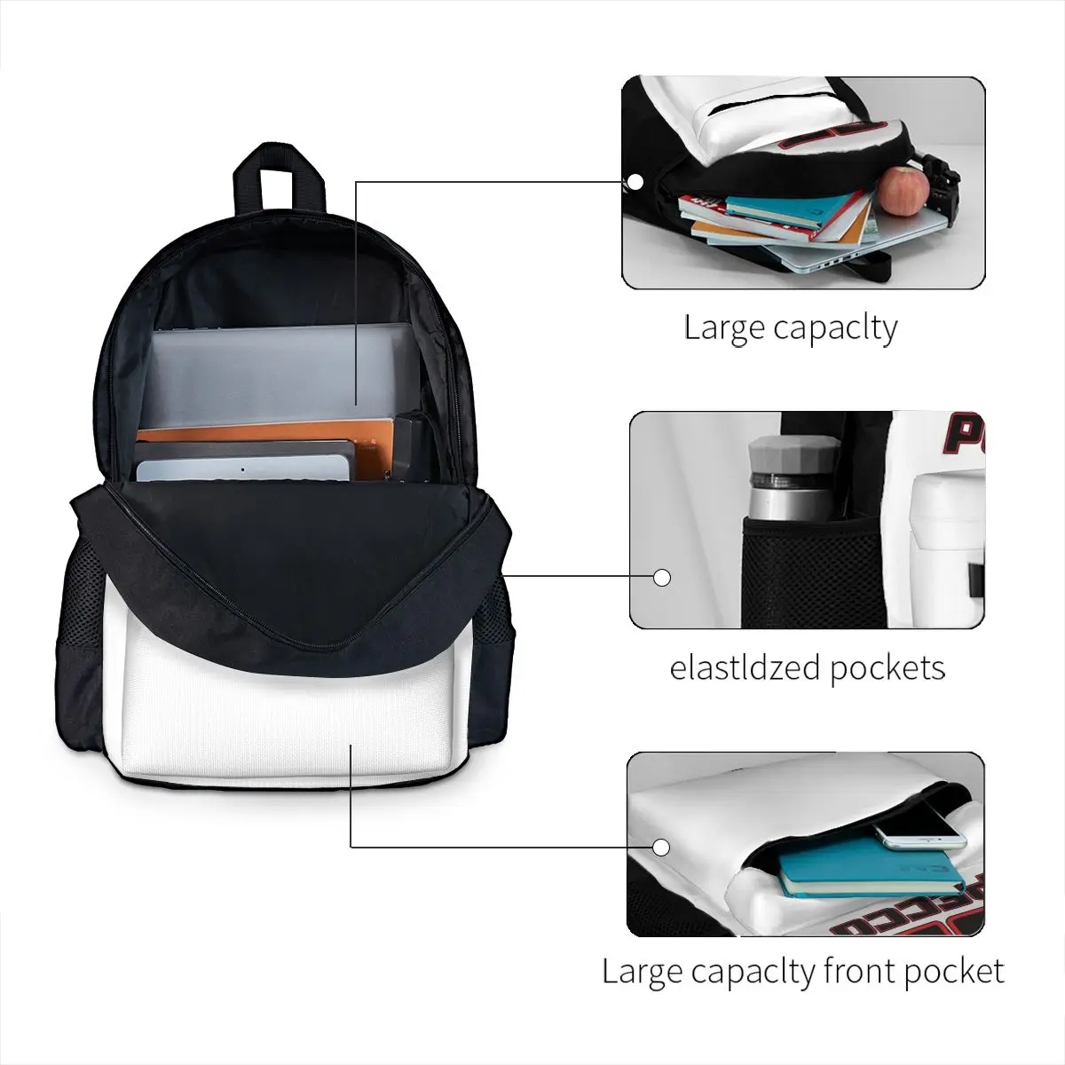 Pecco Bagnaia 63 Mochilas para Meninos e Meninas, Mochilas Escolares Infantis, Mochila Infantil Dos Desenhos Animados, Bolsa De Ombro De Viagem