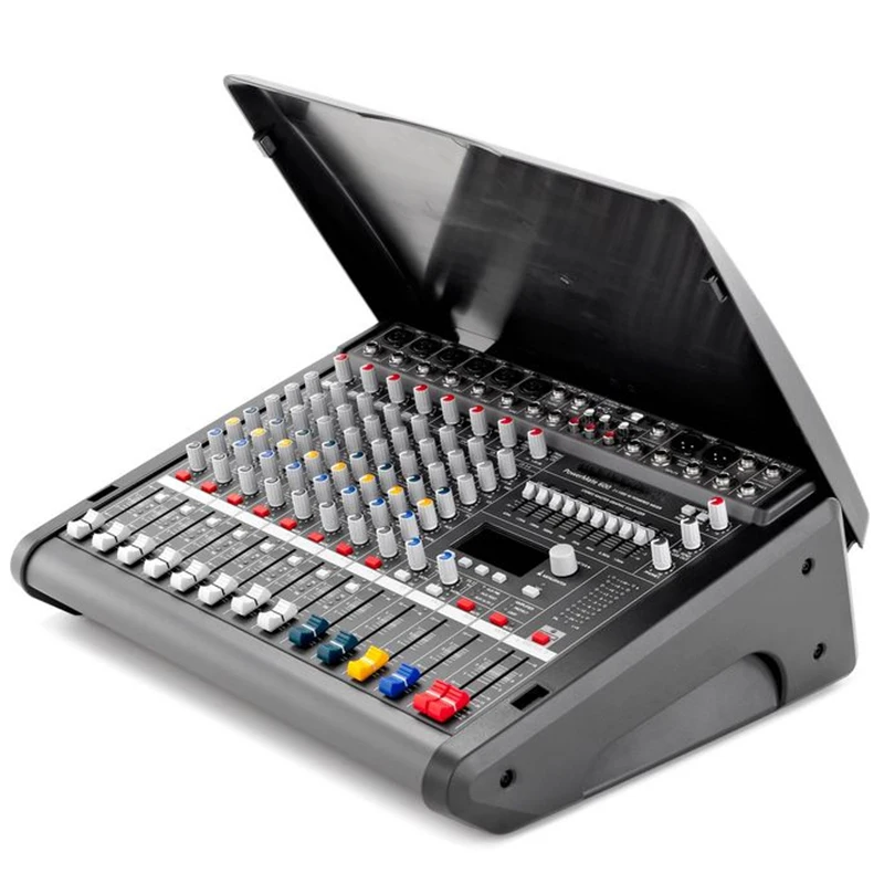 1:1 Powermate PM600-3 Power Audio Mixer Console 2*1000W 4Ω Professional Powered Mixing 6+2Channel for Dj Professional Stage