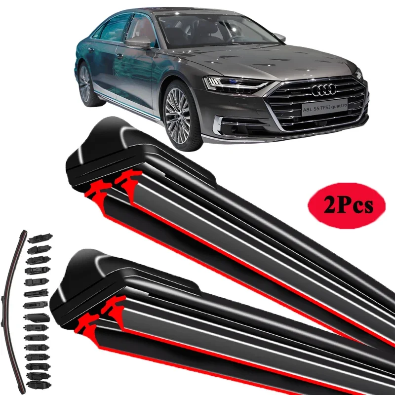 

For Audi A8 1994-2024 Car Windshield Wiper Blade Front Windscreen Brushes Washer Accessories Window Cleaning Replacement Parts