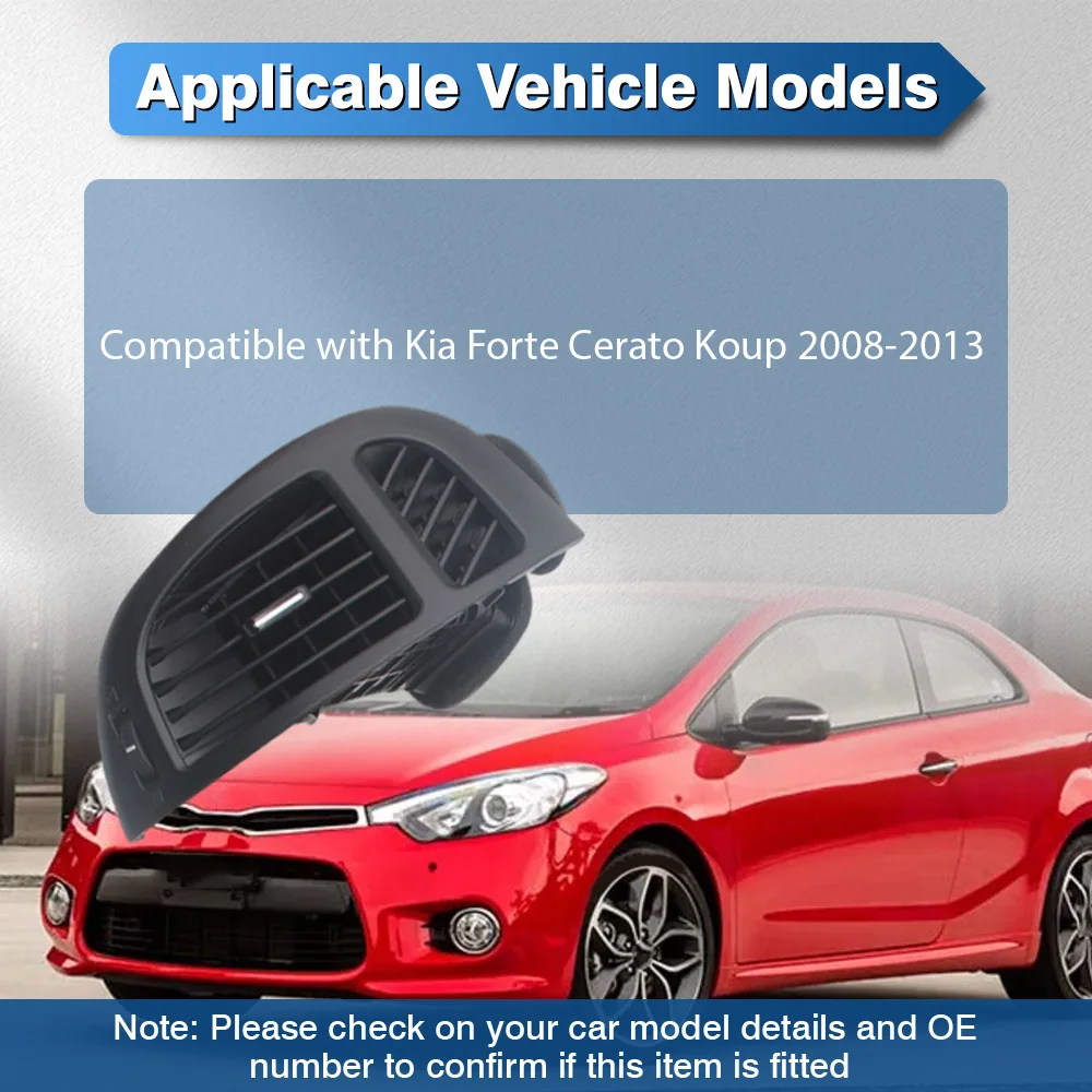 

974301X500, 974401X500 Дефлекторы воздуховодов кондиционера для Kia Forte Cerato Koup 2008 2009 2010 2011 2012 2013