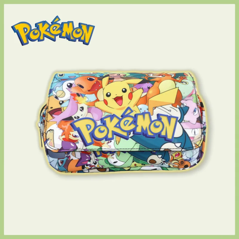

New Genuine PokéMon Series Anime Peripherals Student Learning Stationery Pencil Case Holiday Gift In Stock